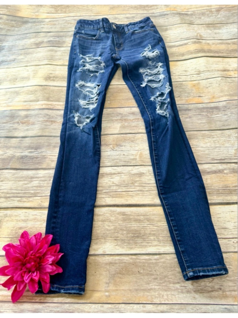 AMERICAN EAGLE JEANS-4 EXTRA LONG